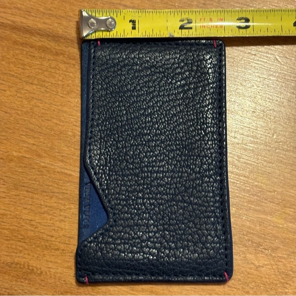 Sofia Fima Navy Leather Card Case - Brand New - Picture 5 of 7